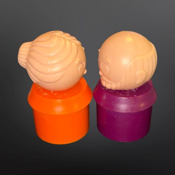 Vintage Tupperware Little Tuppers Man & Woman Figures A30 - Picture 6 of 7